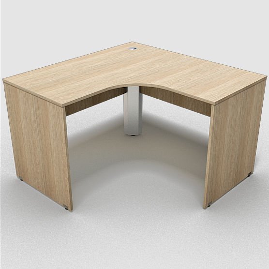 Mesa em “L” com Canto Reto